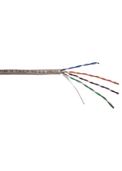 Кабель информационный Lanmaster TWT-5EUTP-LSZH кат.5E UTP 4 пары 24AWG LSZH внутренний 305м белый