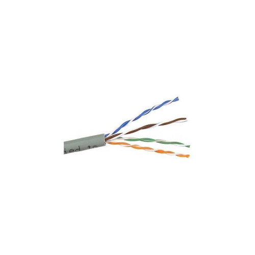 Кабель информационный Lanmaster TWT-5EUTP/100-GY кат.5E UTP 4 пары 24AWG PVC внутренний 100м серый