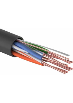 Кабель информационный PROconnect 01-0045-3 кат.5E UTP 4 пары 24AWG PE внешний 305м черный