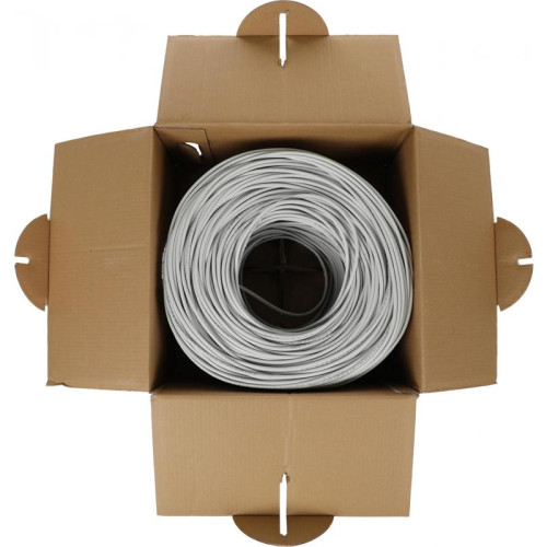 Кабель информационный ITK Generica BC1-C5E04-311-305-G кат.5E FTP 4 пары 24AWG PVC внутренний 305м серый