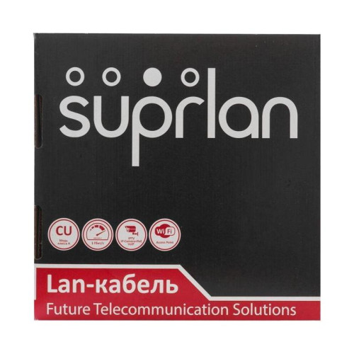 Кабель информационный Suprlan Premium 01-0307-1 кат.5E UTP 4 пары 24AWG LSZH универсальный 305м серый