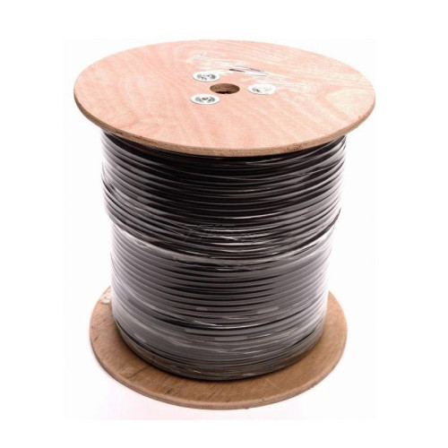 Кабель информационный Lanmaster LAN-6EUTP-OUT кат.6 UTP 4 пары 23AWG PE 305м черный