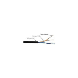 Кабель информационный Lanmaster TWT-5EUTP2-OUT кат.5 UTP 2 пары 24AWG PE внешний 305м черный
