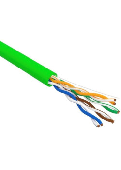 Кабель информационный Rexant 01-0061-R кат.5E UTP 4 пары 24AWG нг(А)-LSLTx внутренний 305м зеленый