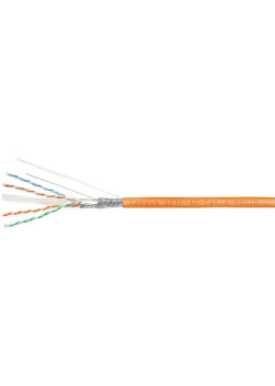 Кабель информационный Cabeus SFTP-4P-CAT.6-SOLID-LSZH кат.6 SF/UTP 4 пары LSZH внутренний 305м оранжевый
