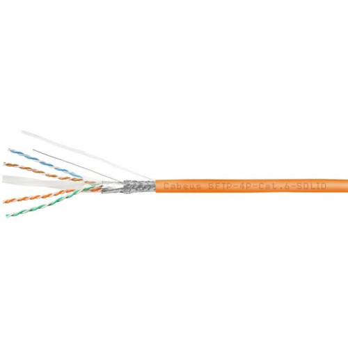 Кабель информационный Cabeus SFTP-4P-CAT.6-SOLID-LSZH кат.6 SF/UTP 4 пары LSZH внутренний 305м оранжевый