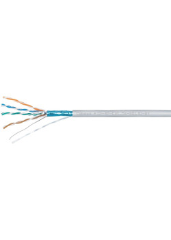 Кабель информационный Cabeus FTP-4P-CAT.5E-SOLID-GY кат.5E F/UTP 4 пары 0.55AWG PVC внутренний 305м серый