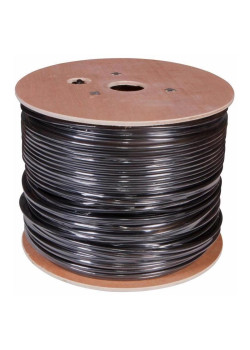 Кабель информационный Rexant 01-0146 кат.5E UTP 4 пары 24AWG PE внешний 305м черный