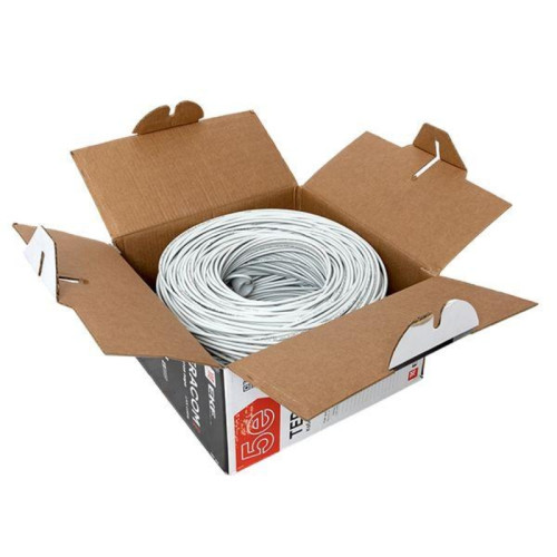 Витая пара/ Витая пара TERACOM PRO 5E U/UTP 4 пары solid 24AWG LSZH нг(А)-HF серый 305м