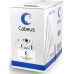 Кабель информационный Cabeus FTP-4P-Cat.5e-SOLID-LSZH-GY кат.5E F/UTP 4 пары LSZH внутренний 305м серый