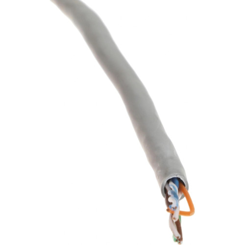 Кабель информационный Hyperline UUTP4R-C5E-S24-IN-LSZH-GY-305 кат.5E UTP 4 пары 24AWG LSZH внутренний 305м серый
