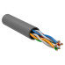 Кабель информационный ITK Generica BC1-C5E04-111-305-T-R-G кат.5E UTP 4 пары 24AWG PVC внутренний 305м серый Кабель информационный ITK Generica BC1-C5E04-111-305-T-R-G кат.5E UTP 4 пары 24AWG PVC внутренний 305м серый