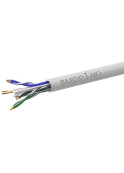 Кабель сетевой информационный Suprlan Six 01-1030-1 кат.6 UTP 4 пары 23AWG нг(А)-HF внутренний 305м серый