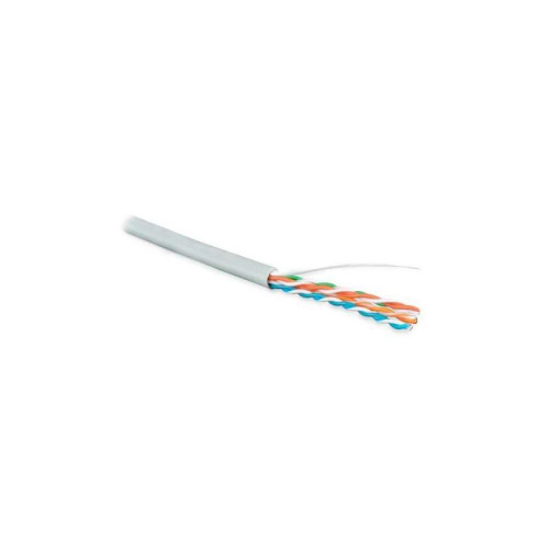 Кабель информационный Hyperline UUTP4-C5E-S24-IN-PVC-GY-305 кат.5E UTP 4 пары 24AWG PVC внутренний 305м серый