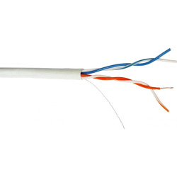 Кабель информационный Lanmaster TWT-5EUTP2-LSZH кат.5E UTP 2 пары 24AWG LSZH внутренний 305м белый