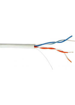 Кабель информационный Lanmaster TWT-5EUTP2-LSZH кат.5E UTP 2 пары 24AWG LSZH внутренний 305м белый