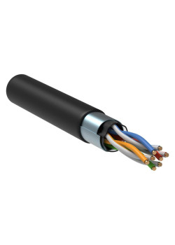 Кабель информационный ITK Generica BC3-C5E04-339-305-G кат.5E FTP 4 пары 24AWG LDPE внешний 305м черный