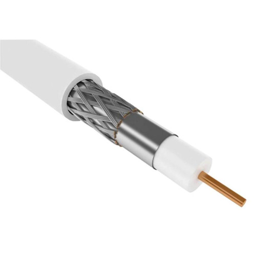 Кабель коаксиальный ITK CC1-R6F1-111-100-G RG-6 FTP 75Om PVC внутренний 100м белый Кабель коаксиальный ITK CC1-R6F1-111-100-G RG-6 FTP 75Om PVC внутренний 100м белый