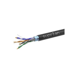 Кабель информационный Suprlan Standard 01-1028-1 кат.5E FTP 4 пары 24AWG PE внешний 305м черный