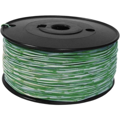 Кабель кроссировочный Lanmaster TWT-CRS1PAIR-GN U/UTP 1 пара 24AWG PVC внутренний 500м зеленый