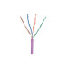 Кабель информационный Lanmaster TWT-5EUTP-NGLS кат.5E UTP 4 пары 24AWG PVC внутренний 305м фиолетовый Кабель информационный Lanmaster TWT-5EUTP-NGLS кат.5E UTP 4 пары 24AWG PVC внутренний 305м фиолетовый