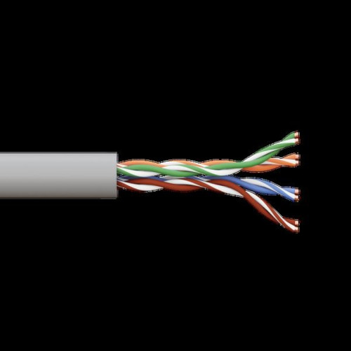 Витая пара/ Витая пара TERACOM PRO 5E U/UTP 4 пары solid 24AWG LSZH нг(А)-HF серый 305м