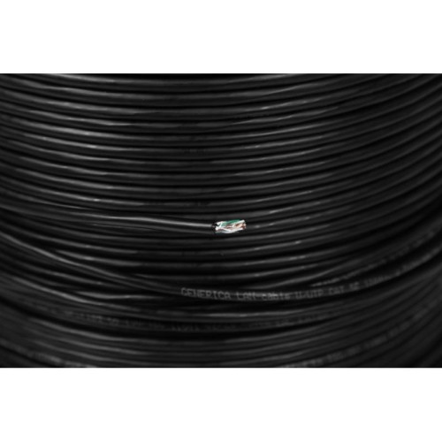 Кабель информационный ITK Generica BC3-C5E04-139-305-G кат.5E UTP 4 пары 24AWG LDPE внешний 305м черный
