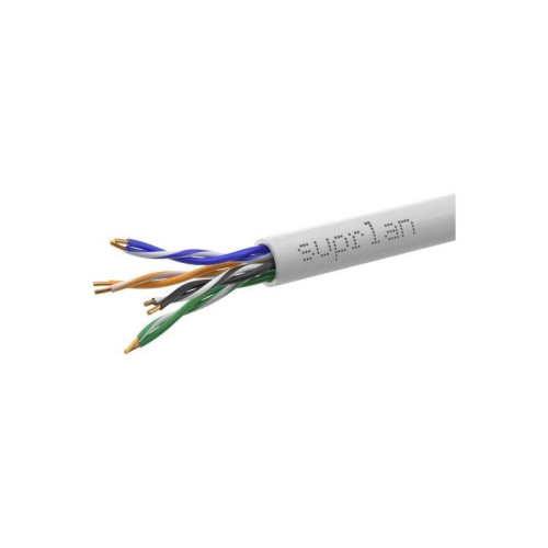 Кабель информационный Suprlan Standard 01-0320-1 кат.5E UTP 4 пары 24AWG LSZH универсальный 305м серый