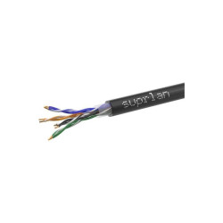 Кабель информационный Suprlan Premium 01-1012-2 кат.5E FTP 4 пары 24AWG PVC внутренний 305м серый