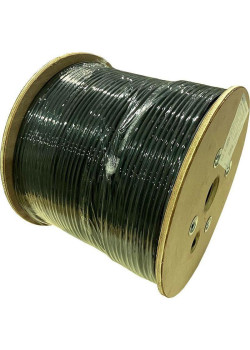 Кабель информационный Lanmaster TWT-5EFTP-UNV кат.5E FTP 4 пары 24AWG LSZH универсальный 305м черный