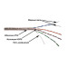 Кабель информационный Lanmaster TWT-5EUTP-XS кат.5E UTP 4 пары 25AWG PVC внутренний 305м серый Кабель информационный Lanmaster TWT-5EUTP-XS кат.5E UTP 4 пары 25AWG PVC внутренний 305м серый