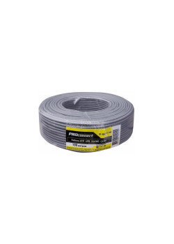Кабель информационный PROconnect 01-0043-3-100 кат.5E UTP 4 пары 24AWG PVC внутренний 100м серый