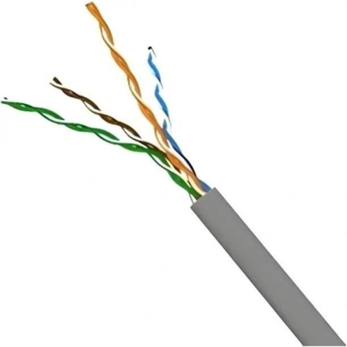 Кабель информационный Lanmaster TWT-5EUTP2PT-GY кат.5E UTP 2 пары 24AWG PVC внутренний 305м серый