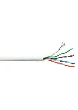 Кабель информационный Lanmaster LAN-5EUTP-HFLT-WH кат.5E UTP 4 пары 24AWG LSZH внутренний 305м белый