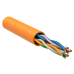 ITK Кабель связи витая пара U/UTP, кат.5E 4x2х24AWG solid, LSZH, 305м, оранжевый ITK Кабель связи витая пара U/UTP, кат.5E 4x2х24AWG solid, LSZH, 305м, оранжевый