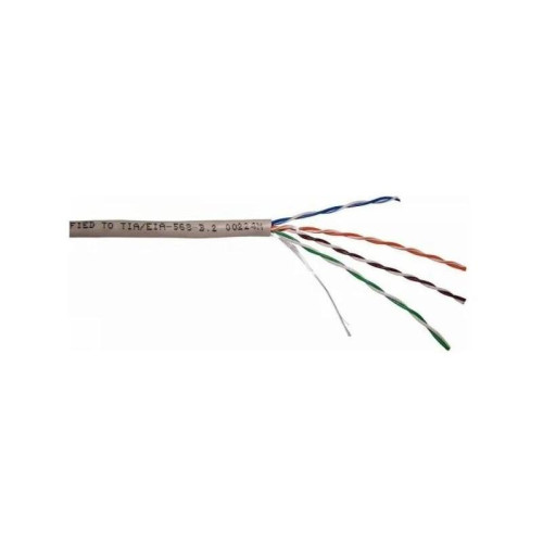 Кабель информационный Lanmaster TWT-5EUTP-XS/100 кат.5E UTP 4 пары 24AWG PVC внутренний 100м серый