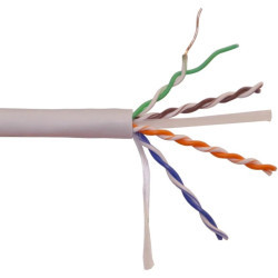 Кабель информационный Lanmaster LAN-6EUTP-HFLT-BK кат.6 UTP 4 пары 23AWG LSZH внутренний 305м серый