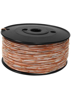 Кабель кроссировочный Lanmaster TWT-CRS1PAIR-OR U/UTP 1 пара 24AWG PVC внутренний 500м оранжевый