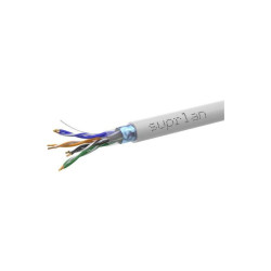 Кабель информационный Suprlan Median 01-1033-1 кат.5E FTP 4 пары 24AWG PVC внутренний 305м серый