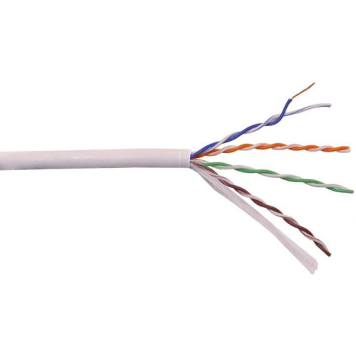 Кабель информационный Lanmaster LAN-5EUTP-HFLT-GY кат.5E UTP 4 пары 24AWG LSZH внутренний 305м серый