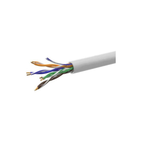 Кабель информационный NetOn 01-0302 кат.5E UTP 4 пары 24AWG PVC внутренний 305м серый