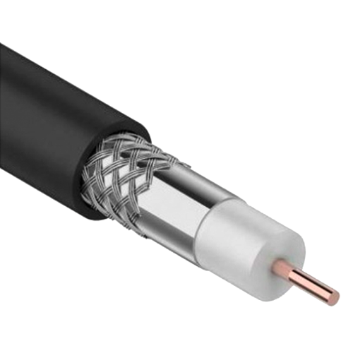 Каб. коаксиал. RG11 CCS 75Ом FPE PVC черн. (300м) GENERICA