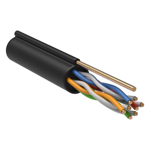 Кабель информационный ITK Generica BC3-C5E04-359-305-G кат.5E FTP 4 пары 24AWG LDPE внешний 305м черный