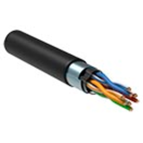 Витая пара F/UTP 5E 24AWG 4PR LDPE 1м черн. 305м РФ GENERICA