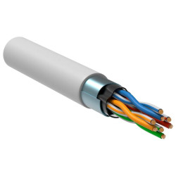 Кабель информационный ITK Generica BC1-C5E04-328-305-G кат.5E FTP 4 пары 24AWG LSZH внутренний 305м белый