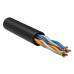 Кабель информационный ITK LC3-C604-139 кат.6 UTP 4 пары 23AWG LDPE внешний 305м черный