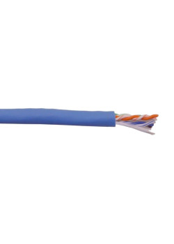 Кабель информационный Lanmaster LAN-6AFTP-HFLT-BL кат.6A FTP 4 пары 23AWG LSZH внутренний 305м синий