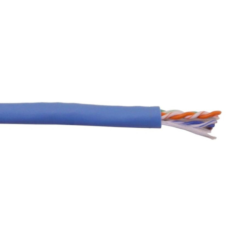 Кабель информационный Lanmaster LAN-6AFTP-HFLT-BL кат.6A FTP 4 пары 23AWG LSZH внутренний 305м синий