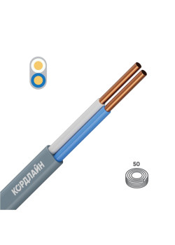 Кабель силовой ВВГ/ Кабель силовой ВВГ-Пнг(А)-LS 2x1,5ок(N)-0,66 50м ТРТС