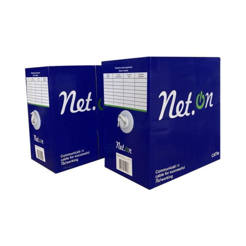 Кабель информационный NetOn 01-0301 кат.5E UTP 4 пары 24AWG PE внешний 305м черный